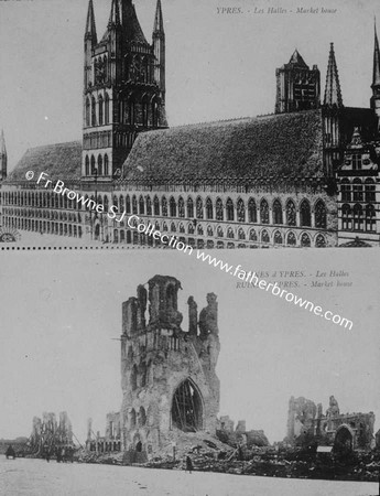 MARKET HOUSE BEFORE/ AFTER BOMBING NOT BY FMB